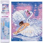 Norimpex Diamantový obrázek Baletka 30 x 40 cm 1006777 – Sleviste.cz