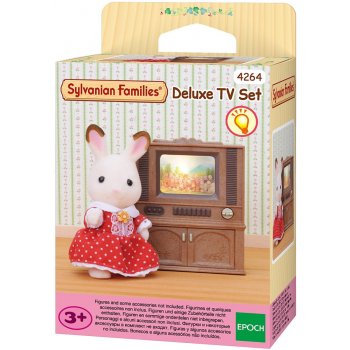 Sylvanian Families 4264 Skříňka s barevnou televizí