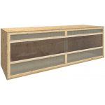 VidaXL terárium kompozitní dřevo 144x46x48 cm – Zboží Dáma