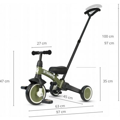 Stager 3v1 Green – Hledejceny.cz