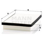 Filtr, vzduch v interiéru MANN-FILTER CU 42 100/1 – Hledejceny.cz