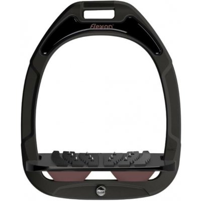 FLEX-ON Třmeny Green Composite Inclined Ultra Grip black/black/chocolate – Zboží Dáma