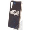 Pouzdro a kryt na mobilní telefon Samsung Pouzdro Star Wars Titulní Logo 003 TPU pokovené ochranné silikonové s motivem Samsung Galaxy A7 2018 tmavě modré stříbrné