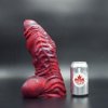 Dilda Topped Toys Erebus 120 Forge Red prémiové silikonové dildo 31,5 x 9,7 cm