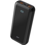Silicon Power QS28 20000mAh LCD QC3.0+PD 2x USB A, 1x mUSB + 1x USB C, černá – Zboží Živě