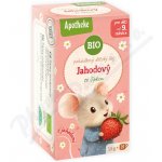 Apotheke Pohádkový dětský čaj Jahodový BIO 20 x 1.5g – Zboží Dáma