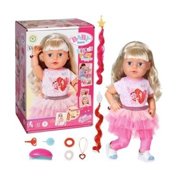 BABY born Starší sestřička Play & Style, blondýnka, 43 cm