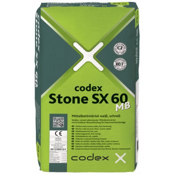 CODEX Stone SX 60 MB Rychlé lepidlo pro střední lože 25kg