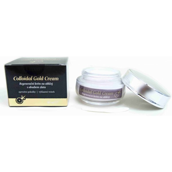 Pleťový krém Lakshmi-Narayan Colloidal Gold Cream regenerační krém na obličej s obsahem zlata 50 ml