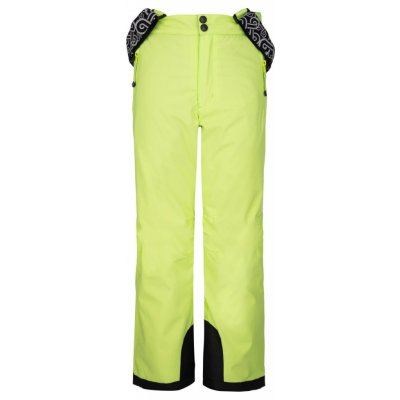 Kilpi dětské lyžařské kalhoty Gabone-J světle zelená – Sleviste.cz
