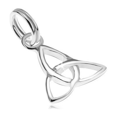 Šperky eshop Stříbrný 925 přívěsek keltský symbol Triquetra SP02.03