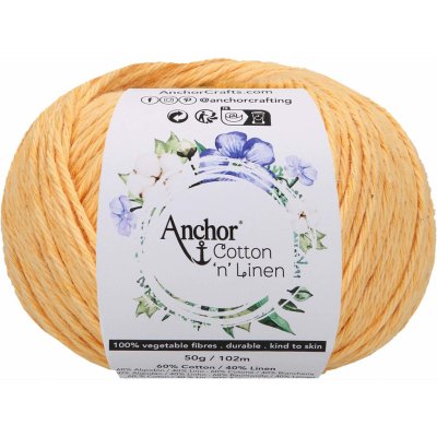 Anchor Cotton ‚n‘ Linen 10 Banánová