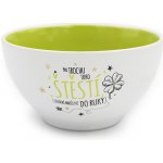 Nekupto Snídaňová miska Pro štěstí 400 ml 13,2x7,2 cm – Zbozi.Blesk.cz