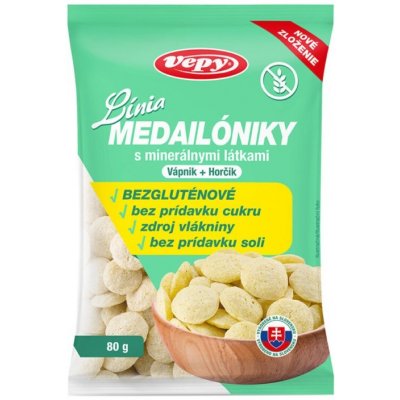 Vepy - Línia medailónky s minerály bez lepku 80 g – Sleviste.cz