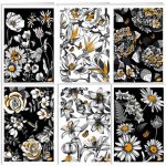 Elisa Designový sešit A4 40ls linka Květiny mix – Zboží Dáma