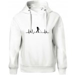 EKG golf úder Oversized mikina dámská Moon kratší + širší Bílá – Zboží Dáma