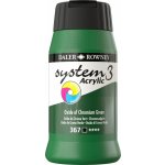Daler Rowney System3 akrylová barva oxide of chromium green 500 ml 1 ks – Hledejceny.cz
