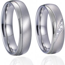 Steel Wedding Snubní prsteny chirurgická ocel SPPL026