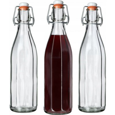 Kadax Skleněné lahve Costolata K3337 1000 ml 3 ks – Sleviste.cz