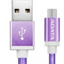 usb kabel ADATA AMUCAL-100CMK-CPU Micro USB, 1m, fialový