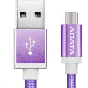 ADATA AMUCAL-100CMK-CPU Micro USB, 1m, fialový