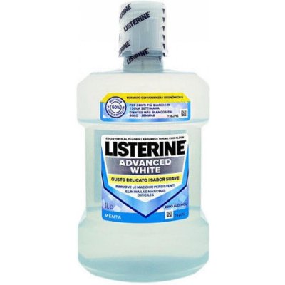 Listerine ADVANCE WHITE MILD ZERO 1 L – Zbozi.Blesk.cz