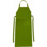 CG Workwear Zástěra Verona s laclem a kapsou 90x75 cm zelená listová CGW1146 – Hledejceny.cz