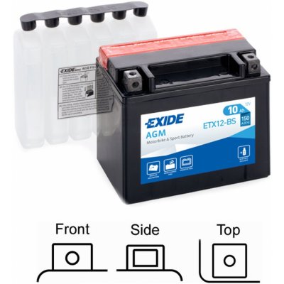 Exide YTX12-BS, ETX12-BS – Sleviste.cz