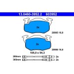 Sada brzdových destiček ATE 13.0460-3952 (AT 603952) -...