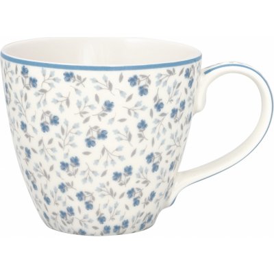 GREEN GATE Hrnek Florali White modrá porcelán 300 ml – Hledejceny.cz