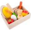 Příslušenství k dětským kuchyňkám New Classic Toys dřevěný snídaňový box