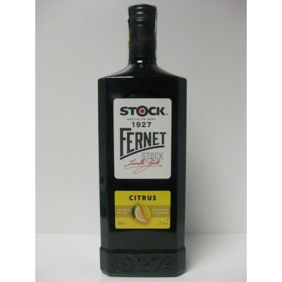 Fernet Stock Citrus 27% 1 l (holá láhev) – Hledejceny.cz
