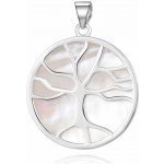 Agato Stříbrný přívěsek s perletí strom života AGH168 – Zboží Mobilmania