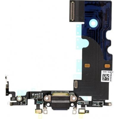 Apple iPhone 8 - Nabíjecí Konektor + Flex Kabel (Black), Black – Zboží Mobilmania
