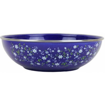 BELIS Smaltovaná miska 18 cm 0.8 l malá ROMANCE modrá 45018-009DDEX5 – Zboží Mobilmania