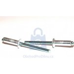 Nýt trhací se zápustnou hlavou, DIN 7337B, hliník/ocel 3,2 x 6, balení 1 ks – Hledejceny.cz