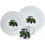 Český porcelán Dětská jídelní souprava Traktor nový 3 dílná – Zboží Dáma