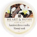 Heart & Home sojový přírodní vonný vosk Santalové dřevo a Vanilka 27 g – Zboží Mobilmania