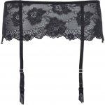 Lormar podvazkový pás Lux glitter Černá – Zboží Dáma