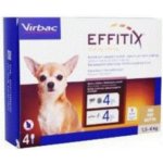 Effitix Spot-on XS 1,5-4 kg 26,8 / 240 mg 4 x 0,44 ml – Hledejceny.cz