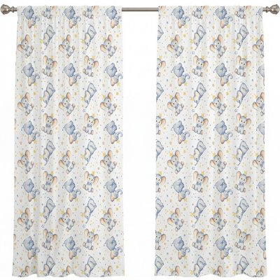 IMPAR Závěsy Slůně (Rozměr : 140x250, Materiál: Interlock) – Hledejceny.cz