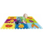 Iplay Pěnová podložka pro děti ovocné puzzle 9 prvků 86x86cm – Zboží Dáma