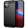 Pouzdro a kryt na mobilní telefon Apple WG Carbon na Apple iPhone 12/12 Pro 8666 černé