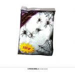 Pavučina bílá s 4 pavouky Halloween 550 g – Hledejceny.cz