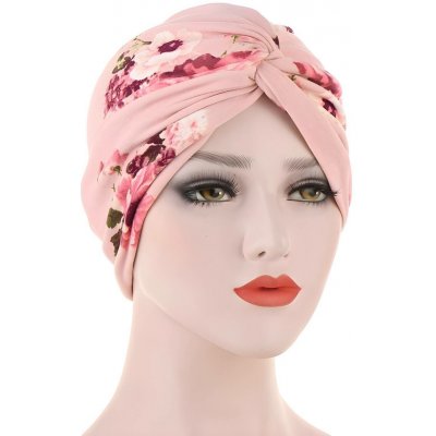 Harahu Turbanová čepice SI-6678 Růžová – Hledejceny.cz