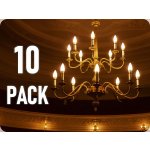 V-TAC E14 LED žárovka 4,5W 470 lm Svíčka/10-PACK teplá bílá – Zboží Mobilmania