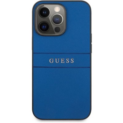 Pouzdro Guess Saffiano iPhone 13 Pro modré