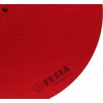 TESLA Antistatic Slipmat Red: Kvalitní slipmat pro gramofonové přístroje v červeném provedení – Zboží Živě