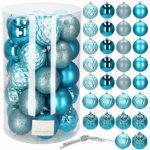 SPRINGOS Vánoční baňky modré mix 8cm sada 30ks CA0876-XG – Zbozi.Blesk.cz