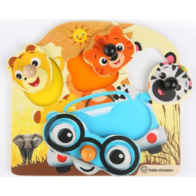 Hape Baby Einstein puzzle Friendy Safari Faces – Zbozi.Blesk.cz